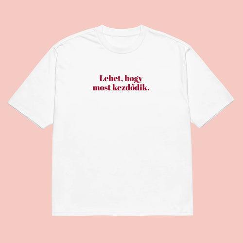 KEZDŐDIK - oversized tee